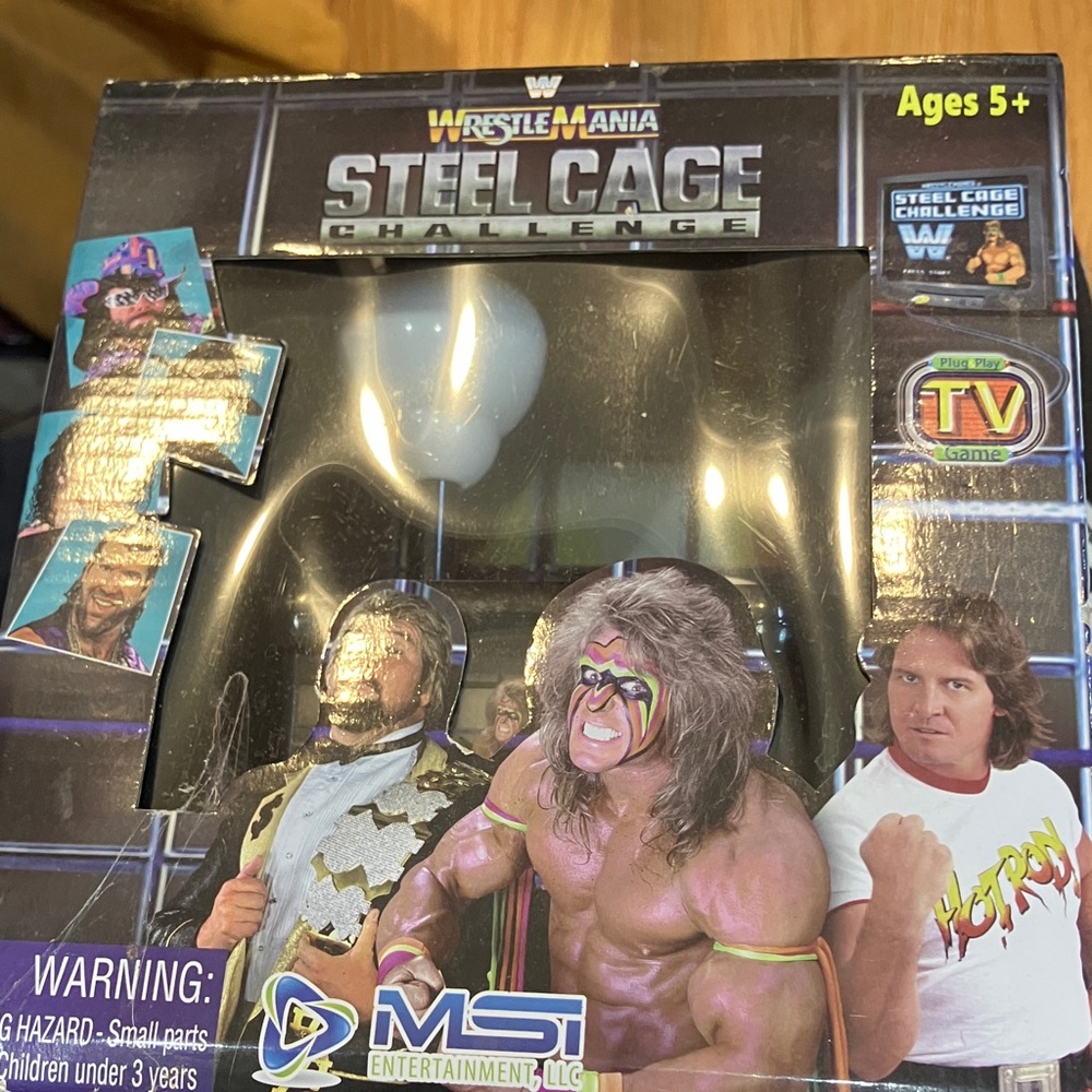 WrestleMania Steel Cage Challenge Game - Black